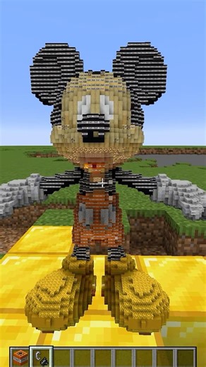 MICKEY MOUSE vs TNT ☠️ #minecraft