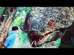 غرقوا بالمركب في البحر واحتجزوا على جزيرة مليئة بمخلوقات عملاقة وحاولو النجاة ملخص فيلم Big Snake 2