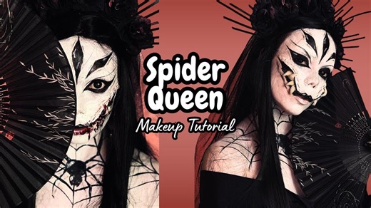 Black Widow - Halloween SFX Makeup Tutorial