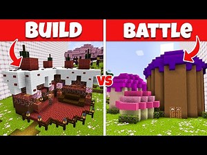 Building a CAKE HOUSE | Minecraft Build Battle