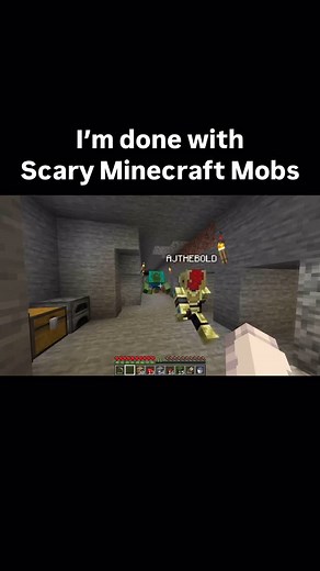 AJTHEBOLD on Instagram: "I’m done with these scary Minecraft mods #minecraft #minecraftmemes #gaming #reels"