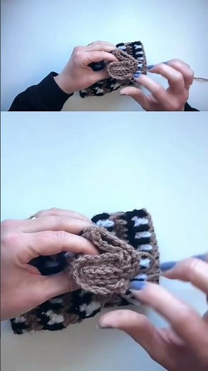 The easiest and prettiest #crochet twisted ear warmer technique step by step #moderncrochet