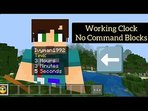 How To Make A Scoreboard Clock W/O Command Blocks