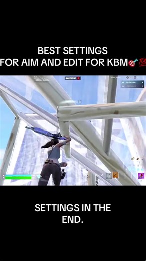 Best kbm settings#shane21fr #fyp #fortnite #foryoupage #shane21fr | Best Setting In Fortnite