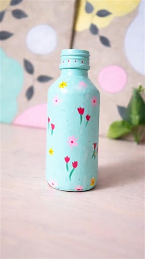 ✨DIY Bottle Art Using Old Medicine Bottles#viral #diy #art #shorts