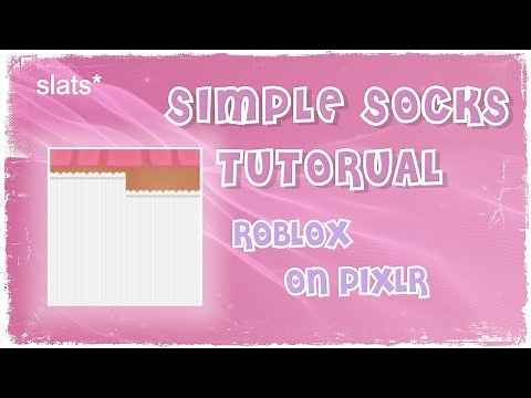 How to make socks on Roblox! | easy mini pixlr tutorial