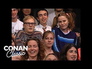 Andy's Little Sister Featuring Amy Poehler & Andy Daly | Late Night with Conan O’Brien