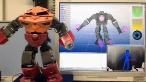 Microsoft Kinect Controlled Humanoid Robot (Video)