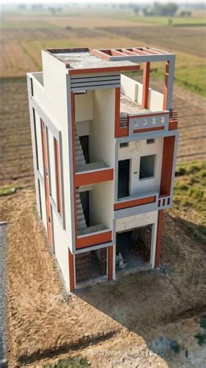 House above, shop below! 🏠🏬 3 Story House Design!!