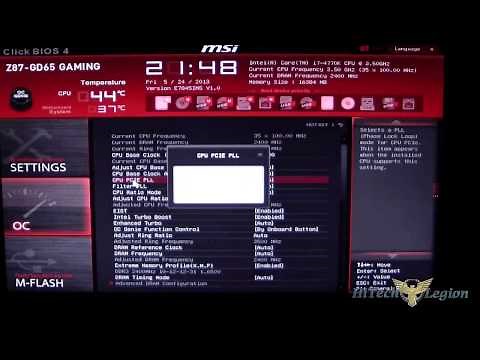 MSI Z87-GD65 Gaming Motherboard Click BIOS 4 Guide and Overview