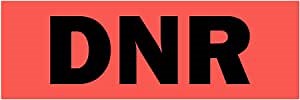 Amazon.com: 2"x1" DNR Medical Healthcare Labels : Industrial & Scientific