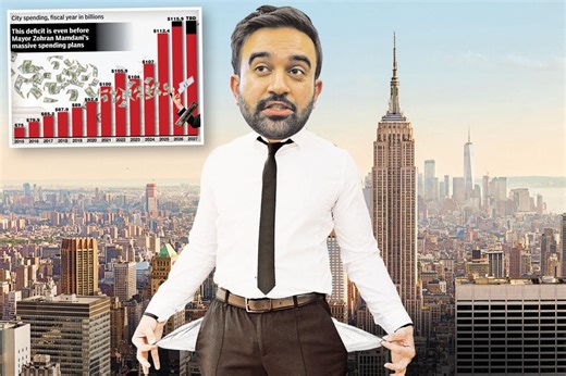 NYC faces $12B budget deficit, drawing comparison to 2008 financial crisis – as Zohran Mamdani uses dire forecast to push taxing the rich