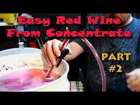 How to Make Easy Red Wine From Concentrate - Part 2