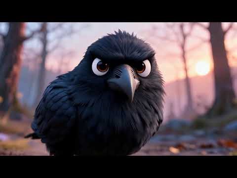 The Crow’s Ingenuity | Smart Crow Solves Problems | Kids Cartoon with Fun Lessons