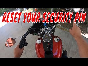 Setting the Security Pin on a 2019 Harley Davidson Heritage Classic