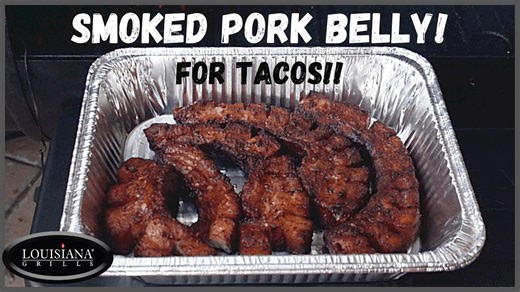 PELLET GRILL SMOKED PORK BELLY! | Louisiana Grills Black Label Pellet Grill!