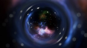 Spacetime Vortex With Bokeh Abstract Space Stock Motion Graphics SBV-349247170 - Storyblocks