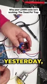 Why your L298N code isn't working: The 'Dead Pin' Trap