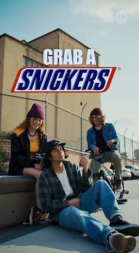 Snickers 90s Skateboard Ad Campaign