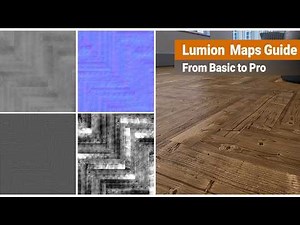 Lumion 2024 Tutorial: Normal map, roughness map , metalness map , displacement map full guide