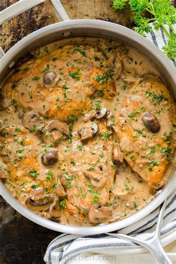 57K views · 748 reactions | This is a dish that my entire family loves! Recipe: https://natashaskitchen.com/chicken-marsala-recipe/ | NatashasKitchen.com | Facebook