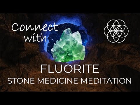Fluorite Guided Meditation | Healing Energy Frequency Crystal Meditation