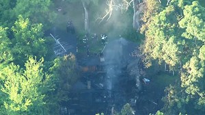 Firefighters are responding to a an extra-alarm house fire in Spring Grove. Developing story: https://www.cbsnews.com/chicago/news/fire-burns-through-house-in-spring-gove/ | CBS Chicago