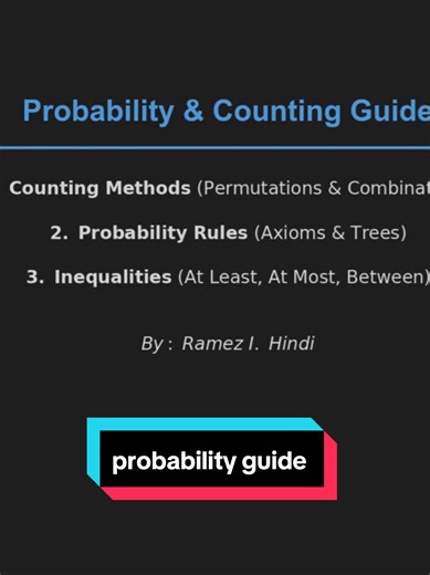 ‏#goodvibes #viral #math #edutok #12 probability grade 12 SV and SG