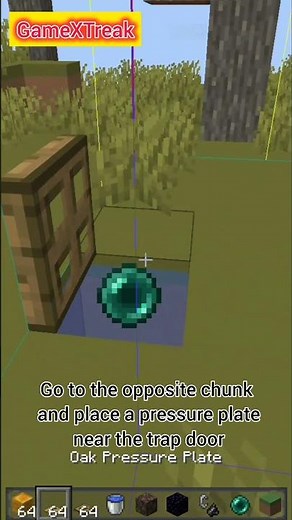 How to make a fishing rod Ender pearl stasis chamber tutorial #minecraft #tutorial #gamextreak