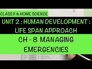 CLASS - 11 Th HOME SCIENCE FULL CHAPTER - 8