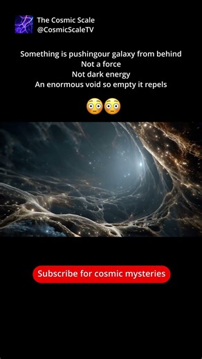 A Cosmic Void Is Pushing Our Galaxy Through Space 😳