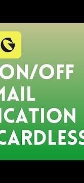 How to Turn On / Off GoCardless Email Notifications (2024)