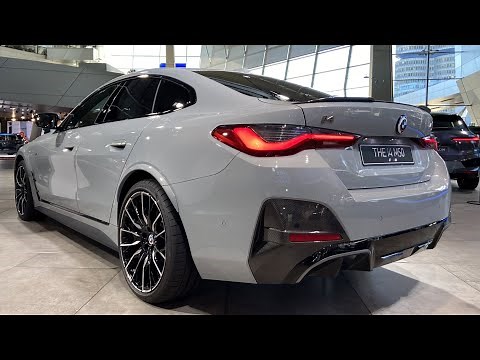 2023 BMW i4 M50 G26 in M Brooklyn Grau + M Carbon #bmwwelt