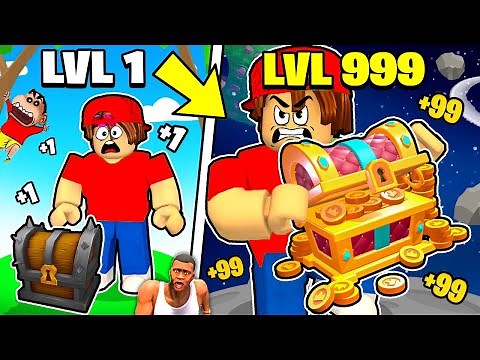 SHINCHAN and CHOP Opened LVL 999 CHEST in ROBLOX | CHEST OPENING SIMULATOR | AMAAN-T