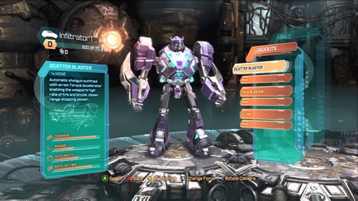 Transformers: Fall of Cybertron Demo - Multiplayer Character Creation and Overview