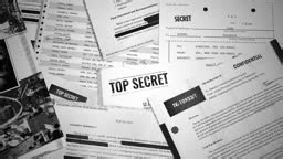 Pull out from Top Secret stamp on report to various classified...