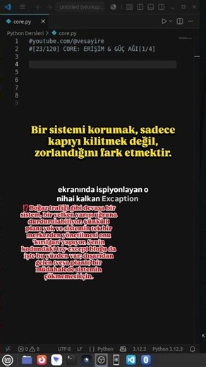 ​23/120 | Python ile Kendi Siber Güvenlik Kalkanını Kur: Giriş Protokolü (Part 1)