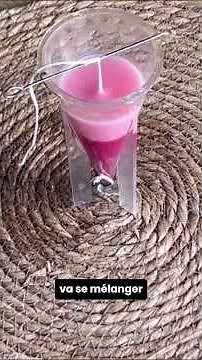 How to make a multi-colored candle? #HandmadeCandle #DIYCandle #VegetableWax