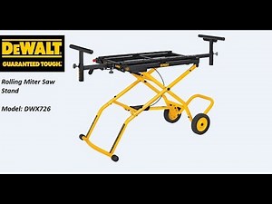 Dewalt DWX726 miter saw stand review