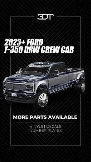 DUALLY UPGRADE ALERT!  New vinyls and decals are now available for the 2023 Ford F-350 DRW in 3DTuning! Endless customization for the ultimate tow rig.   FOLLOW: @3dtuning  #FordTrucks #F350Dually #2023F350 #SuperDuty #PowerStroke #TruckTuning #TruckCustoms #VinylWrap #DecalDesign #3DTuning #TruckLife #DuallyNation #CustomTruck #TruckDaily #FordNation | 3DTuning.com | Facebook