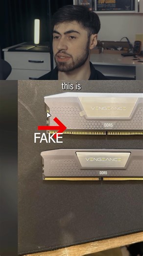 Fake replacement RAM #pc #pcgaming