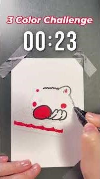 Cute Cake Drawing with Markers | Easy Relaxing Art