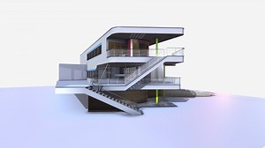 Interactive Architectural Building Model - Download Free 3D model by vivecreative (@creativesip)