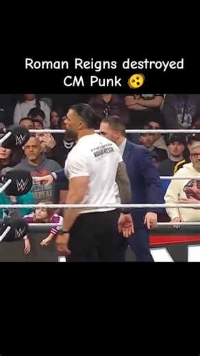 Destroyed CM Punk ☝️🫨 #nxt #aew #wwe #romanreigns #cmpunk #thebloodline #shorts #sethrollins #otc