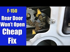 1998- 2004 F150 Rear Door Won't Open cheap fix (Repair Cable Kit)