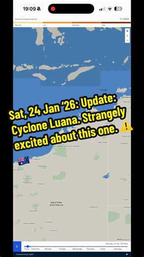 With no rain in over a year in our part of the world, I am actually excited about this one. #CycloneLuana #WesternAustralia @TequilaQueen™️
