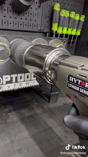 Working on our @hytorc video today with their Lithium Series II Torque Gun capable of 3,000 ft-lbs. The HYTORC Connect app makes it easy ti set torque and angle, build a list of outcomes, then export the data.#hytorc #shoplife #shoptool #mechanic #mechaniclife #toolsofthetrade #mondaymotivation