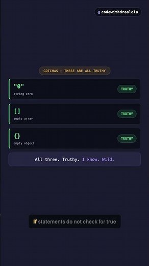 Uncover the 6 falsy values in JavaScript! From 'false' to 'null', get to know what they are. 🤔 #...