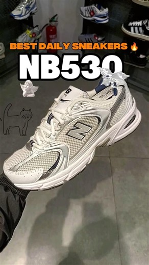 New Balance 530 White Silver Navy 👟 The Cleanest Everyday Sneaker