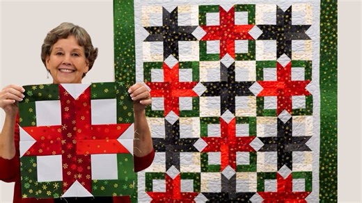 Snowball Star Quilt With Jenny Doan